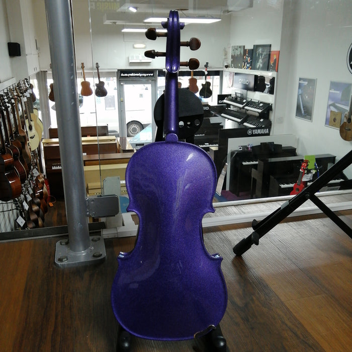 Second Hand Dark Purple Harlequin 1/2 Size Violin