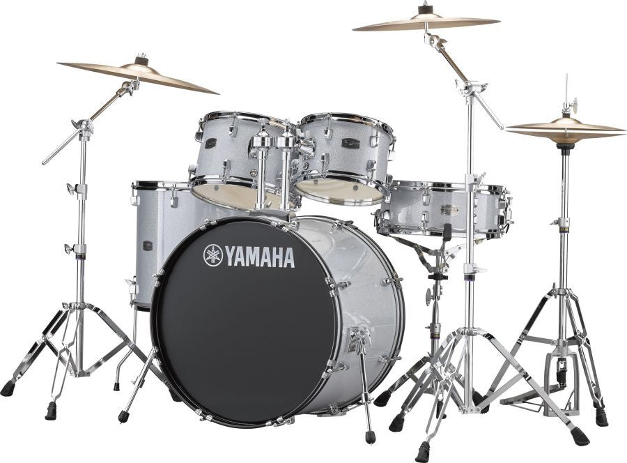 Yamaha Rydeen Drum Kit With 22" Kick Drum & Cymbals grey