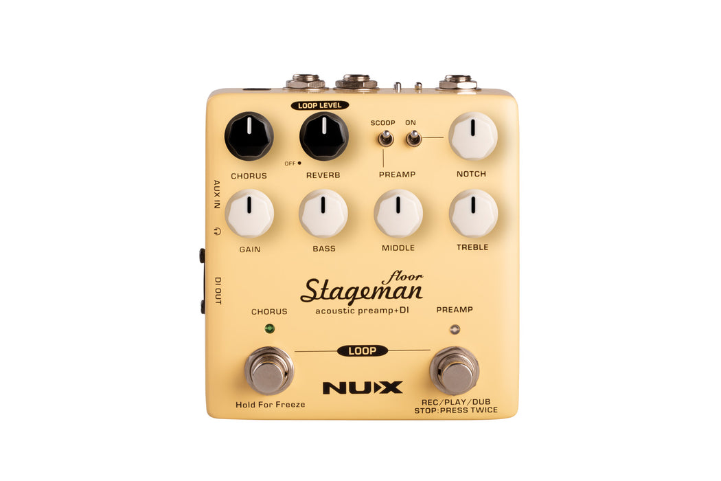 Stageman Floor Acoustic Preamp DI Pedal