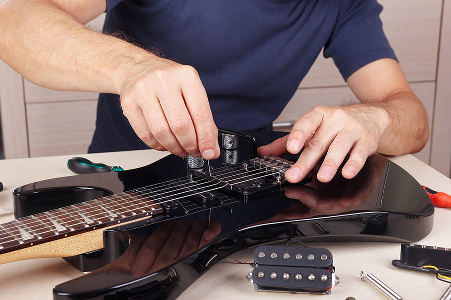 musical instrument shops- guitar maintenance 