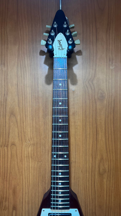 Second Hand Gibson Flying V 2008 Electric Guitar With Padded Gibson Gig Bag