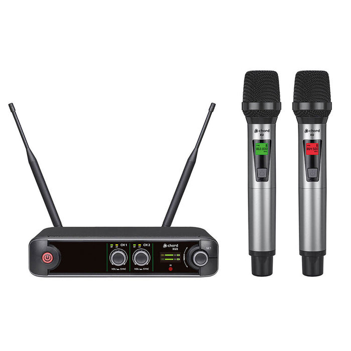 Chord XU series UHF Microphone System (2 Channel)