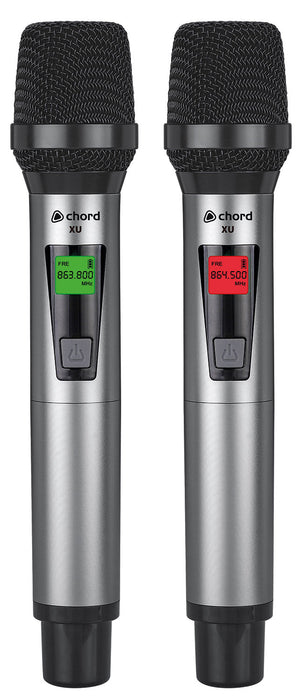 Chord XU series UHF Microphone System (2 Channel)