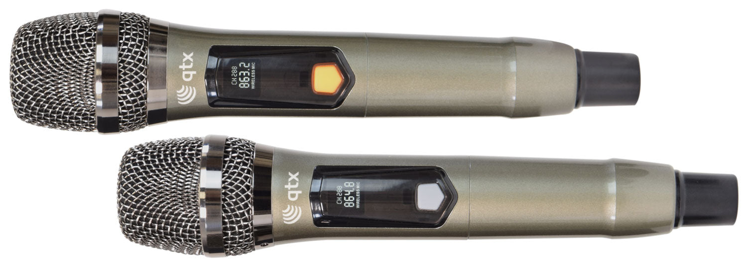 QTX J-MIC Dual UHF Handheld System