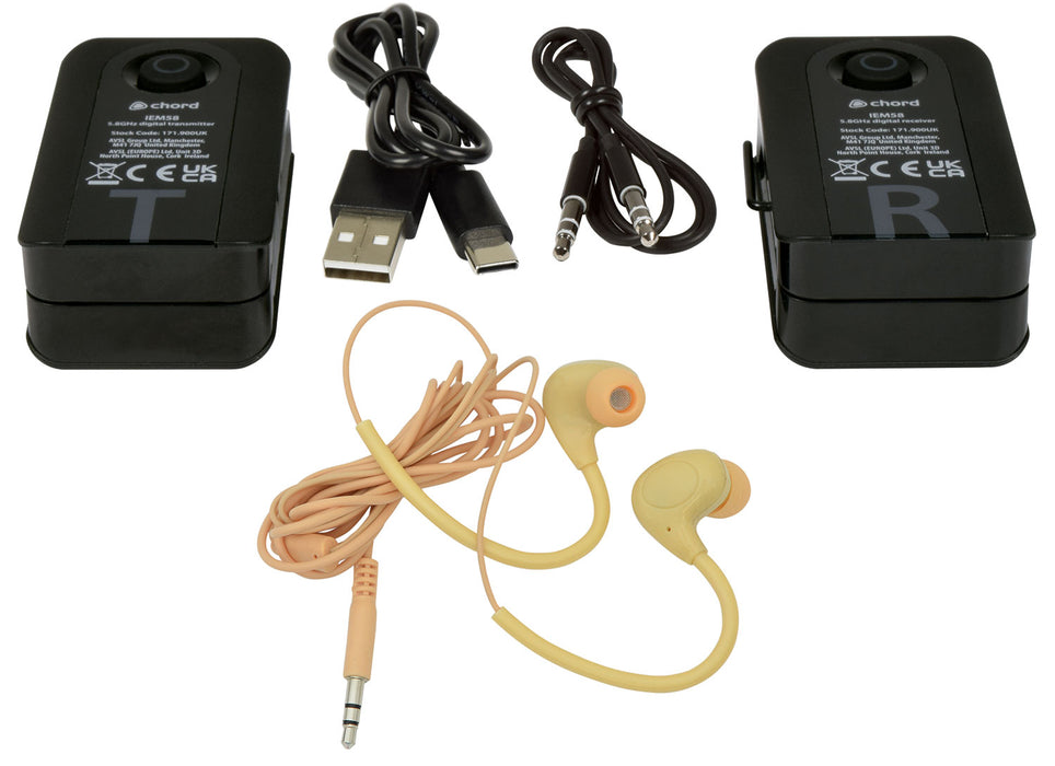 Chord IEM58 Compact 5.8GHz In-Ear Monitoring System