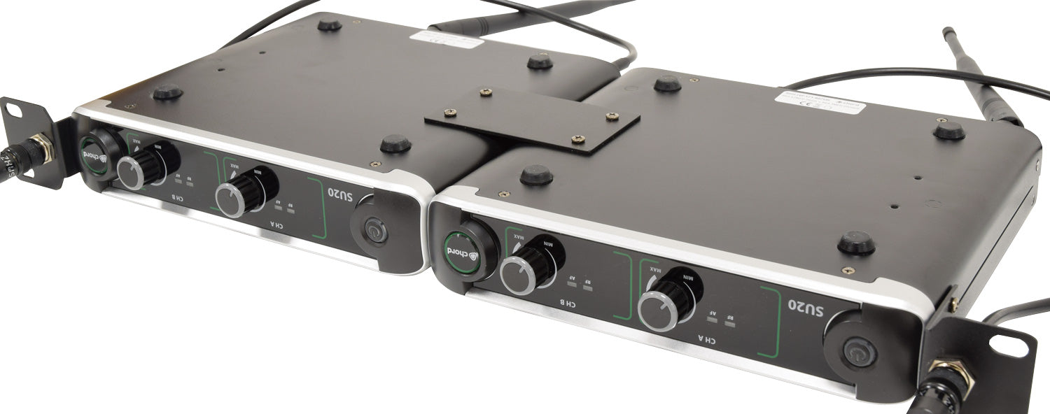 Chord SU20 Compact Dual UHF Microphone Sets