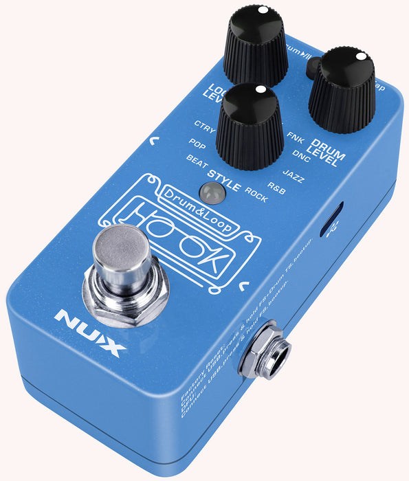 NuX Hook Drum & Loop Effect Pedal