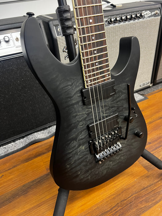 Second Hand LTD 7-String Deluxe M-1007 in Black Fade Electric Guitar