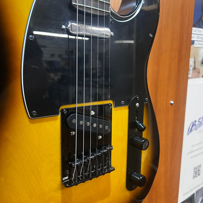Second Hand Harley Benton Telecaster Electric Guitar With Hard Case