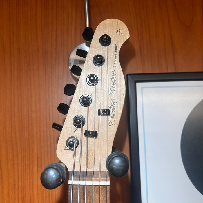 Second Hand Harley Benton Telecaster Electric Guitar With Hard Case