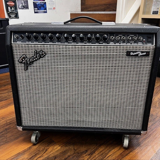 Second Hand Fender Pinceton Chorus Amp With Footswitch