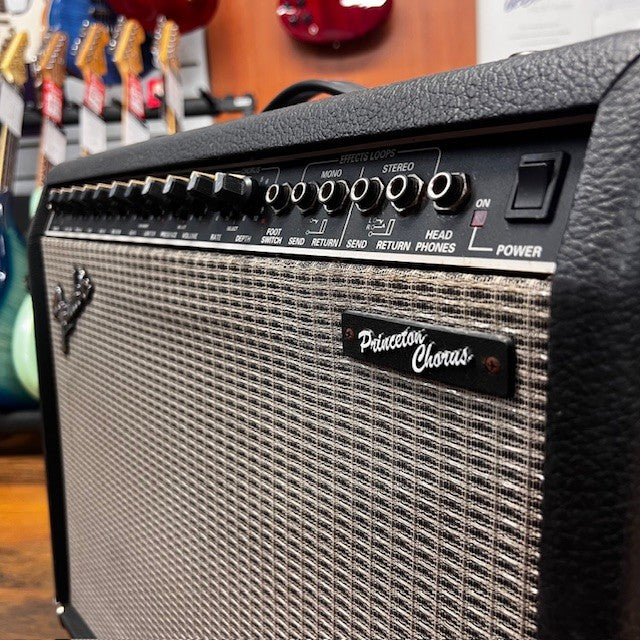 Second Hand Fender Pinceton Chorus Amp With Footswitch