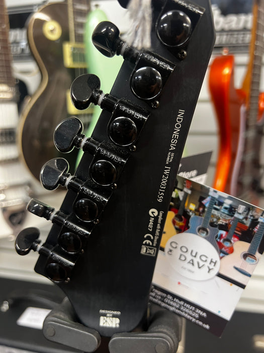 Second Hand LTD 7-String Deluxe M-1007 in Black Fade Electric Guitar