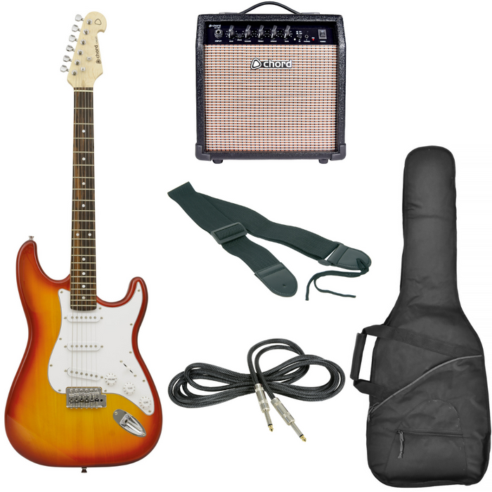 Chord CAL63 Electric Guitar Bundle