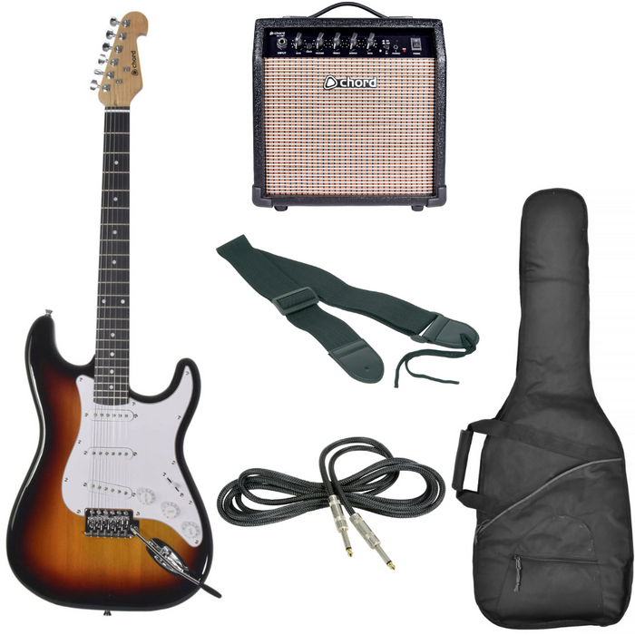 Chord CAL63 Electric Guitar Bundle