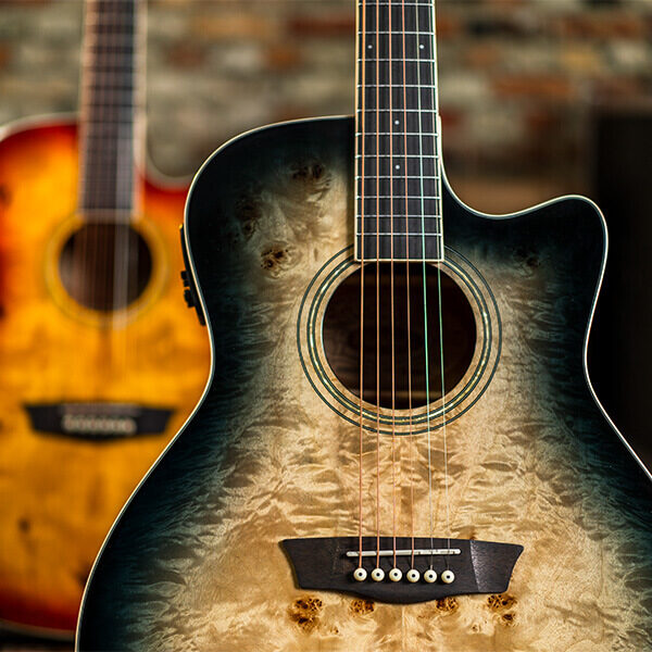 Washburn DFBACE Deep Forest Burl Grand Auditorium Electro Acoustic Guitar