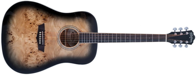 Washburn Deep Forest Burl D Dreadnought Acoustic Guitar