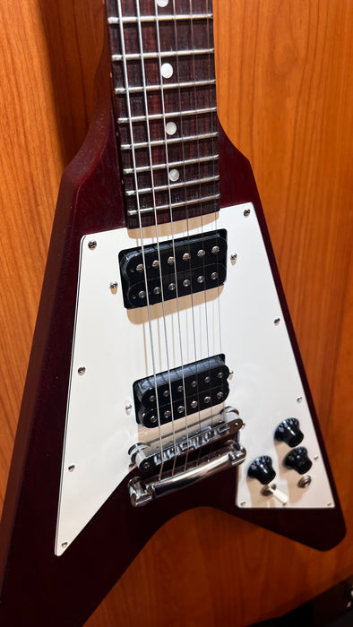Second Hand Gibson Flying V 2008 Electric Guitar With Padded Gibson Gig Bag