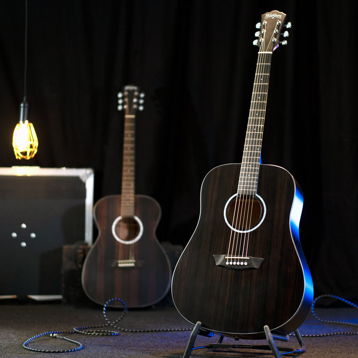 Washbrun Deep Forest Ebony D Acoustic Guitar