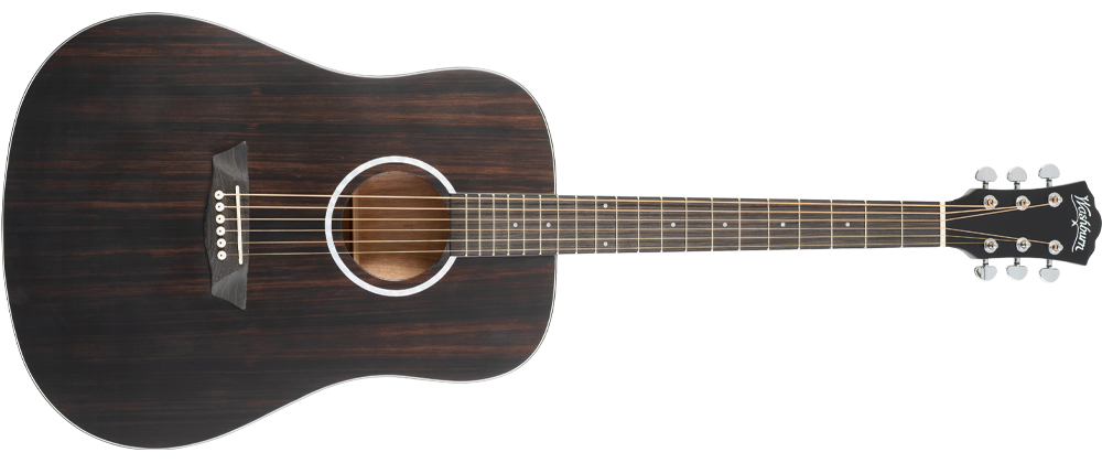 Washbrun Deep Forest Ebony D Acoustic Guitar