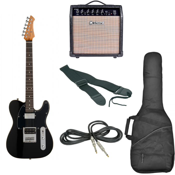 Northstar Pro NSP2BK Electric Guitar Bundle