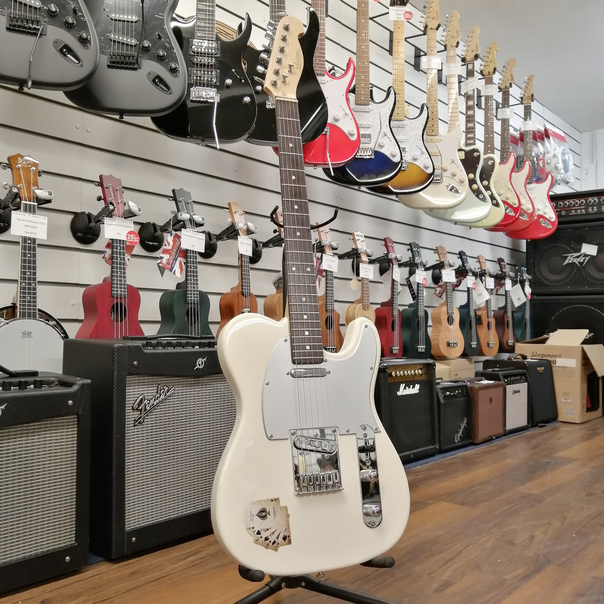 Second Hand Redwood Electric Guitar Gough & Davy