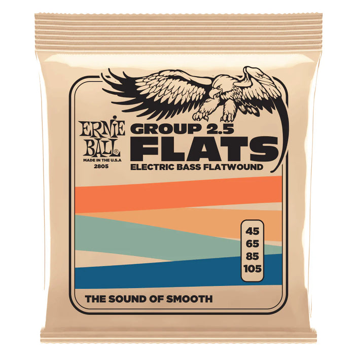 Ernie Ball Group 2.5 Flat Wound Bass Strings