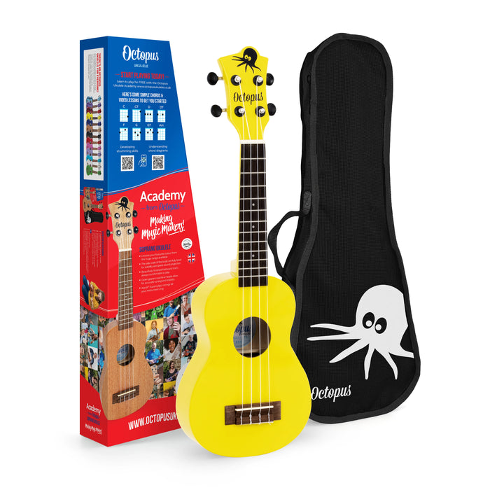 Coloured Soprano Ukuleles