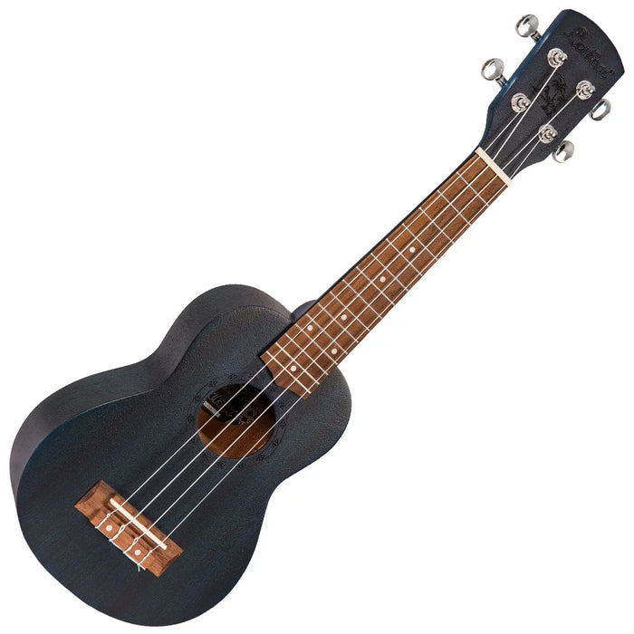 Laka Sapele Series Soprano Ukulele - Midnight Blue