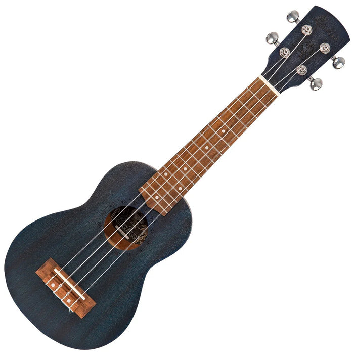 Laka Sapele Series Soprano Ukulele - Midnight Blue