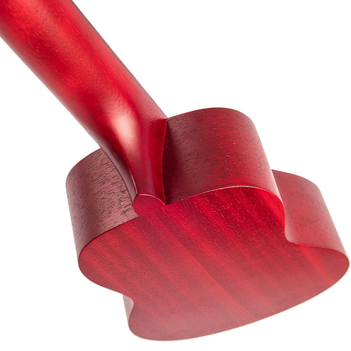 Laka Sapele Series Soprano Ukulele - Rustic Red