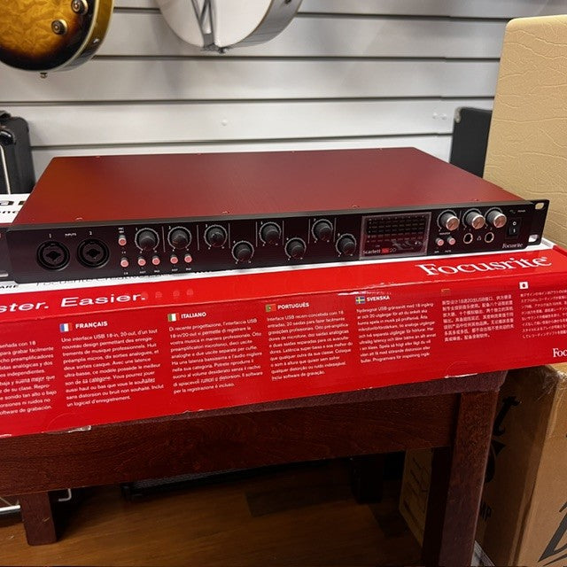 Second Hand Focusrite Scarlett 18i20 USB Audio Interface