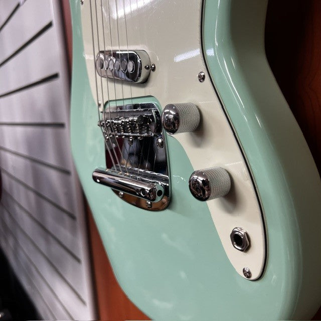 Vintage Revo Series Colt SS Twin Ventura Green Electric Guitar