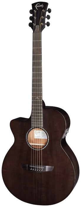 Faith Nexus Venus Cutaway Electro Thru-Black - Left Handed FPVECKL