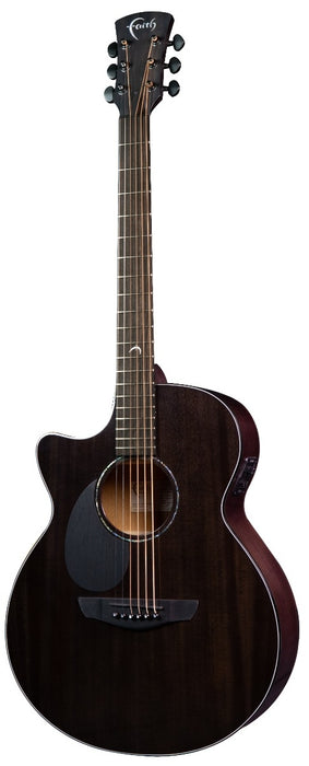 Faith Nexus Venus Cutaway Electro Thru-Black - Left Handed FPVECKL