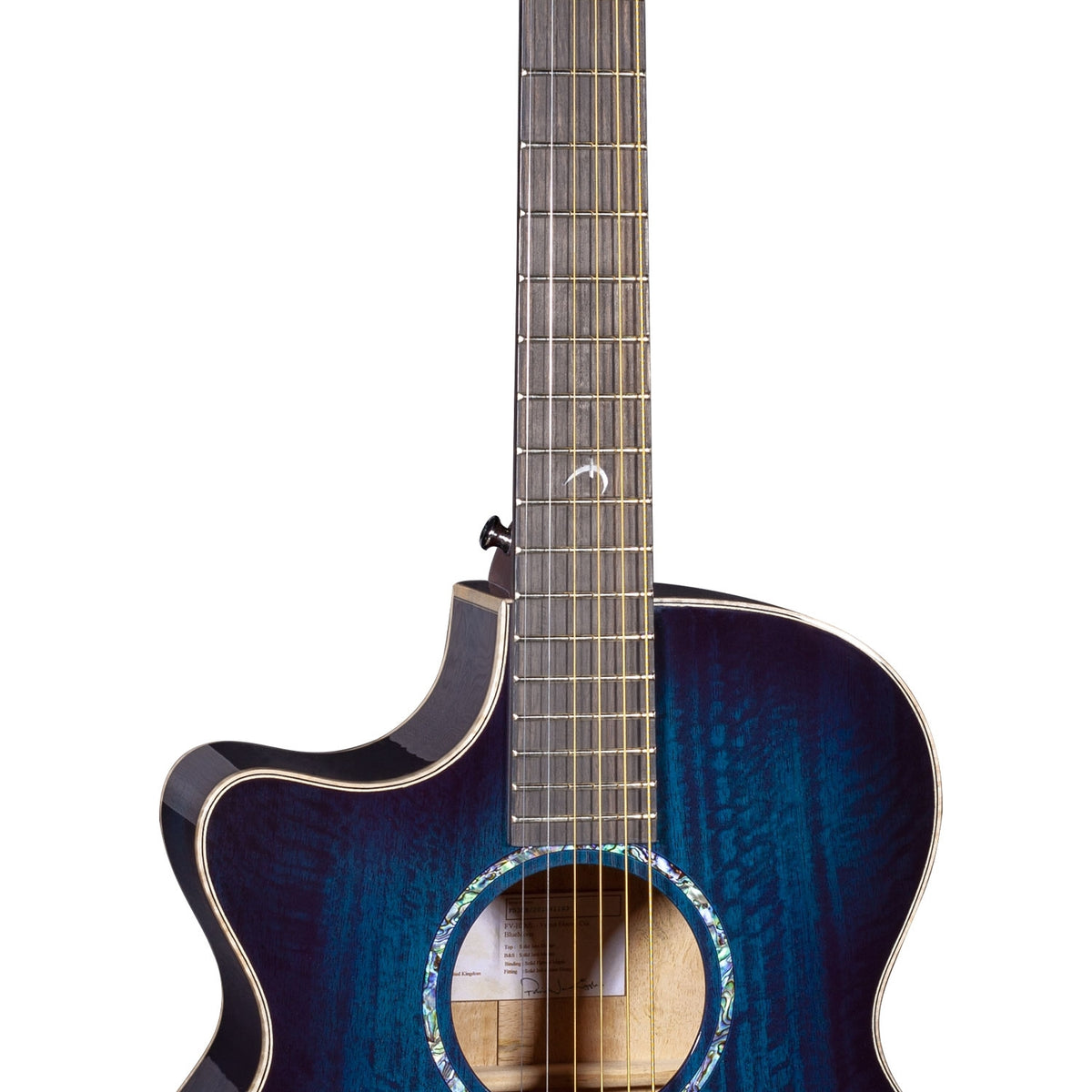 ギター Faith Venus Blue Moon Faith Blue Moon Venus Cutaway Electro FVBLM | Handmade Acoustic