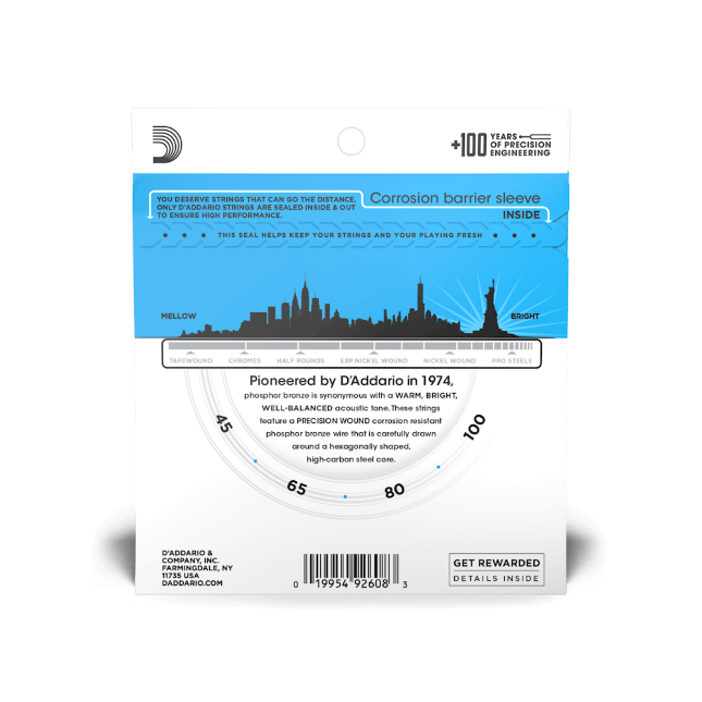 D'Addario Phosphor Bronze EPBB17 Acoustic Bass Strings