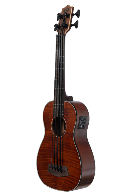 Kala Exotic Mahogany Acoustic-Electric U•BASS Left-Handed UBASS-EM-FS/LH