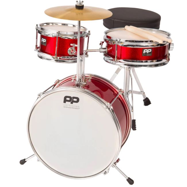 PP Drums Junior 3 Piece Drum Kit