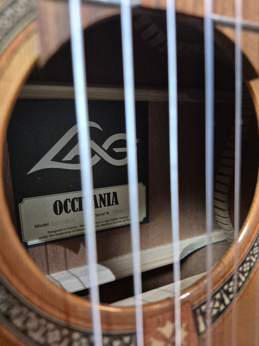 Second Hand LAG Occitania OC118CE Electro Acoustic Classical Guitar