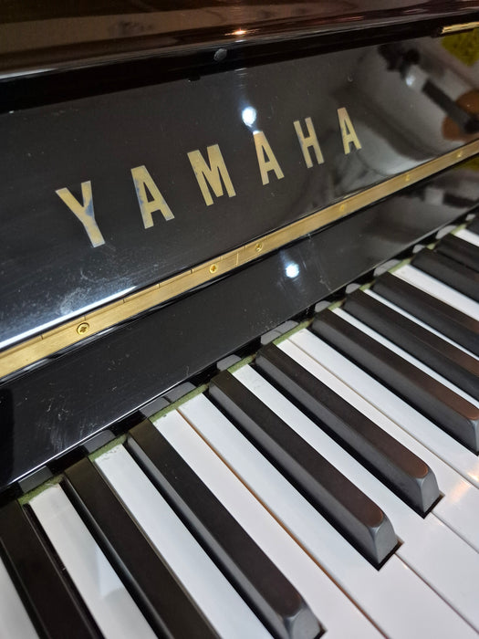 Second Hand Yamaha U3  upright piano with quiet time system for use with headphones.