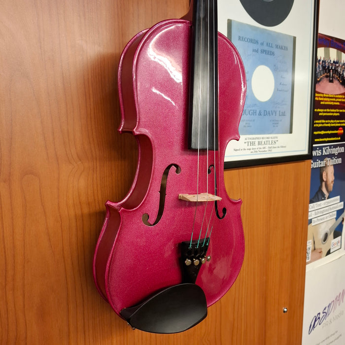 Second Hand Stentor Harlequin Violin (Pink)