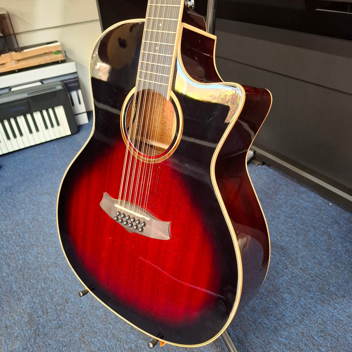 Shop Soiled Tanglewood Winterleaf Series TW612CEAVB 12 String Accoustic Guitar