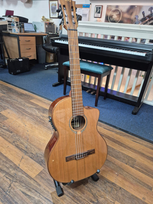 Second Hand LAG Occitania OC118CE Electro Acoustic Classical Guitar
