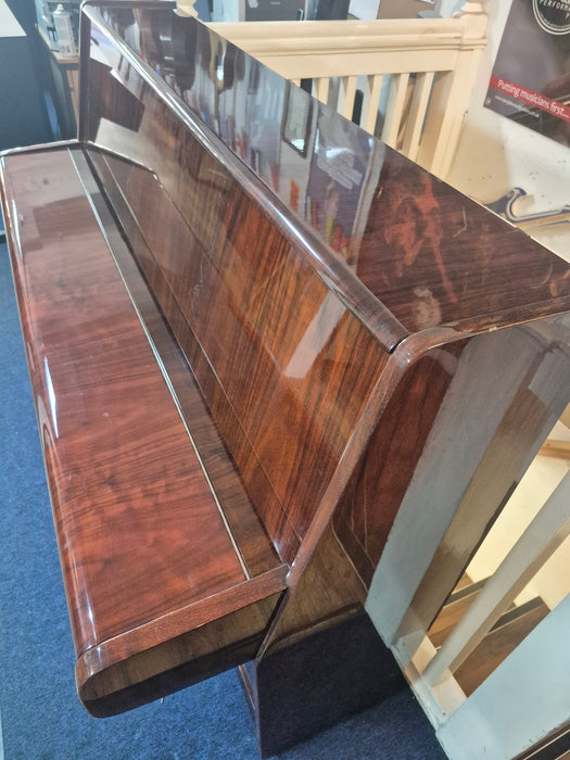 Second Hand Calisia Mahogany Polished Upright Acoustic Piano
