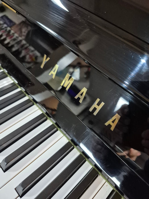 Second Hand Yamaha U3  upright piano with quiet time system for use with headphones.