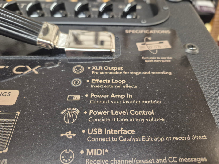 Second Hand  Line 6 catalyst CX60 60w Amp(Includes official pedal and cover)