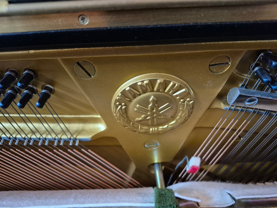 Second Hand Yamaha U3  upright piano with quiet time system for use with headphones.
