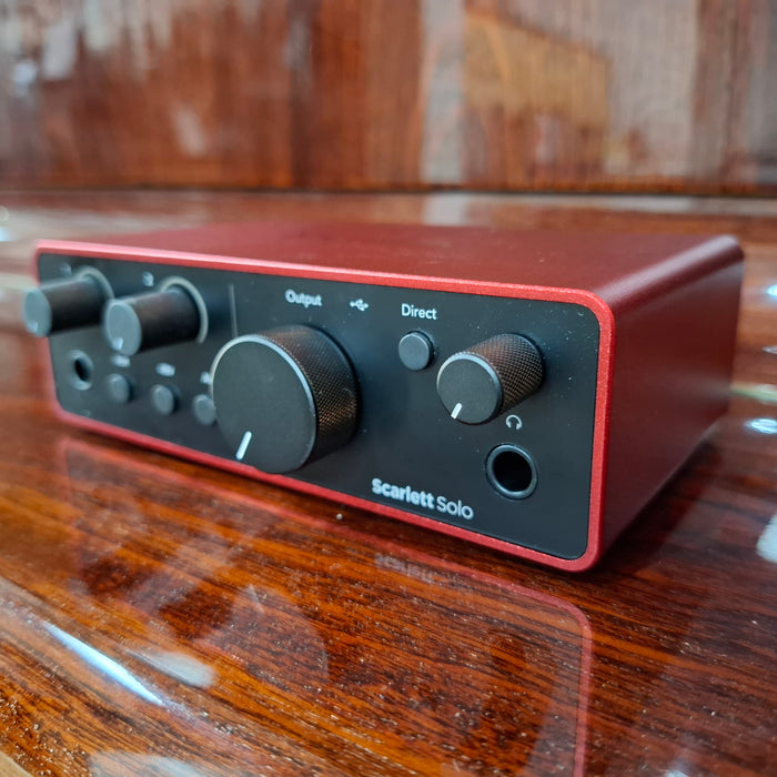Second Hand Focusrite Scarlett Solo 4th Gen Audio Interface