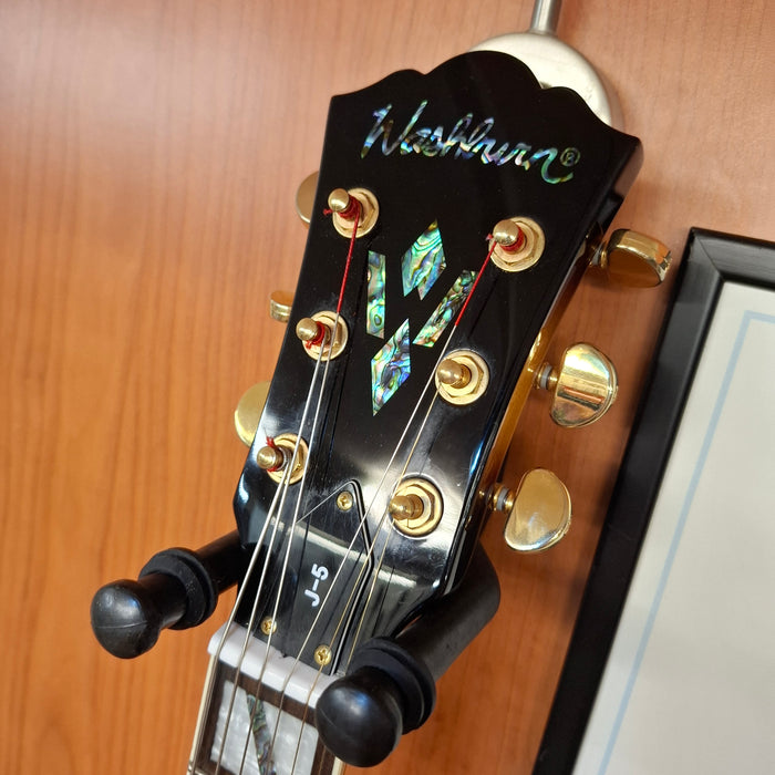 Second Hand Washburn J5 Hollow Body Tobacco Sunburst Electric Guitar